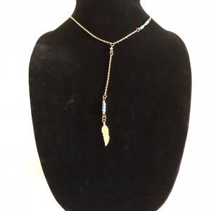 BOHO FEATHER NECKLACE